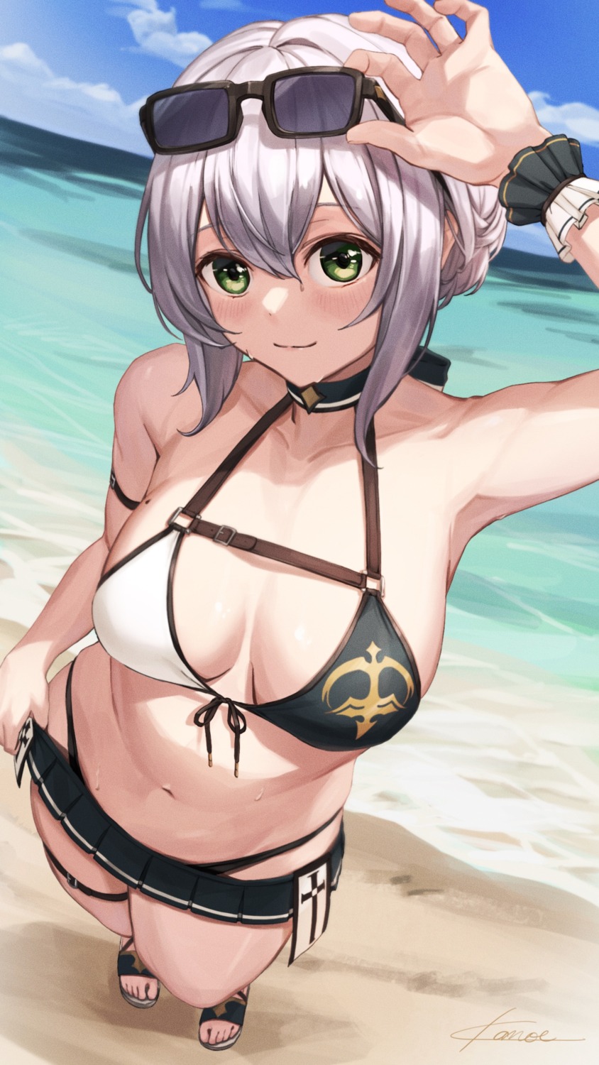 Kanoe Tatsukanoe Hololive Shirogane Noel Bikini Garter Megane